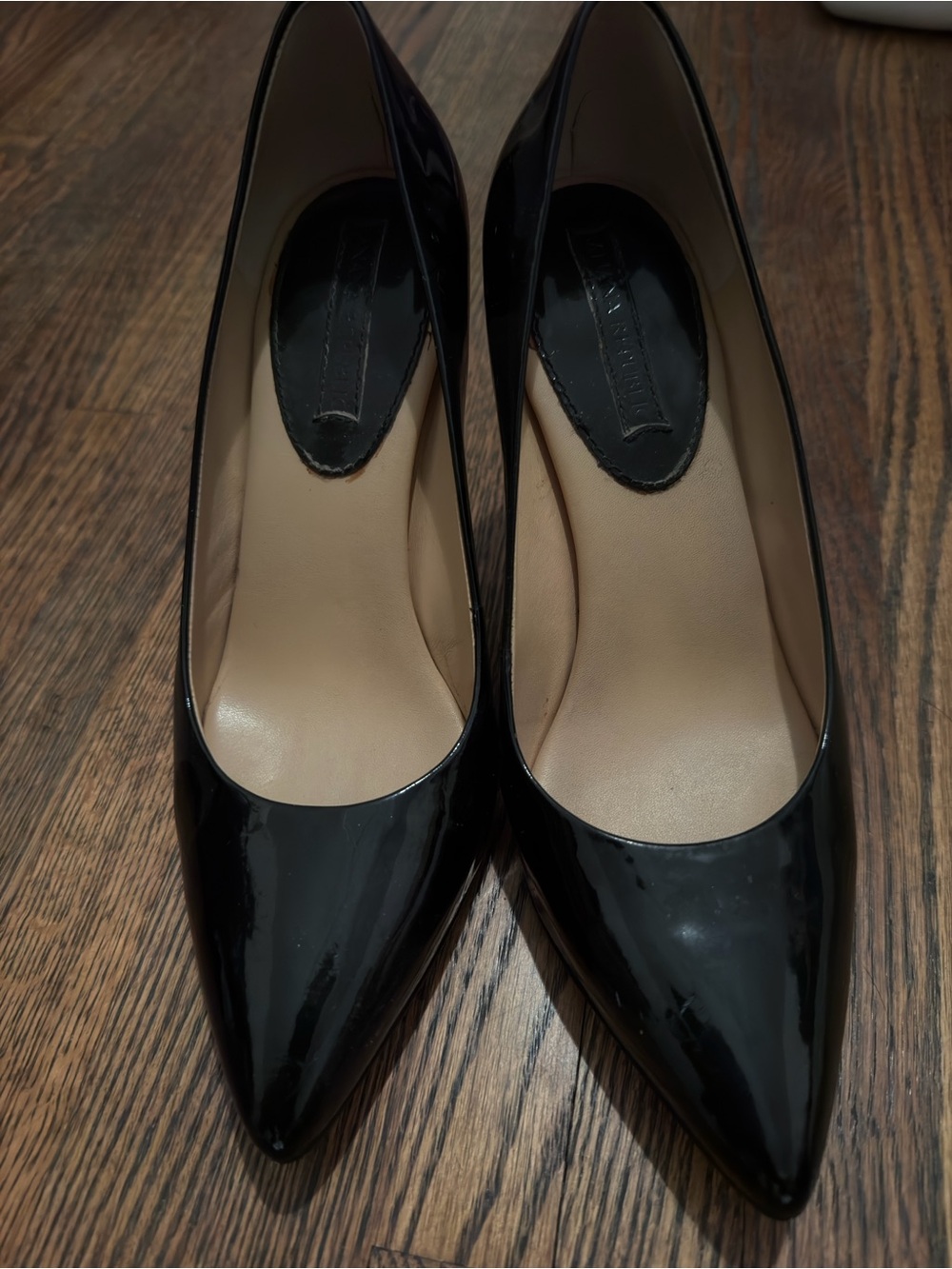 Banana Republic Black Patent Pointed-Toe Pumps